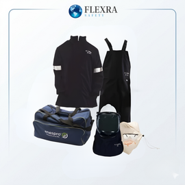 Enespro 20 Cal Arc Flash Kit with OptiShield™ Hood & MSA V-Gard® Hard Hat