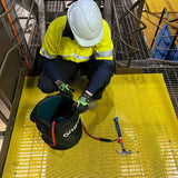 GrippGrid Yellow FR Grid Mesh Matting 27 m x 1.5 m / 90 ft x 5 ft