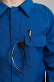 NSA FR Chemical Resistant Lab Coat - Royal Blue