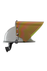 NSA Gold on Green Extreme Heat Faceshield with Metal Bracket