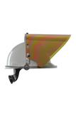 NSA Gold on Green Extreme Heat Faceshield with Metal Bracket