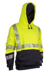 DRIFIRE FR Hi-Vis Hybrid Lined Pullover Hoodie - Type R Class 3