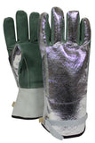NSA Aluminized High Heat Glove with Leather Palm & Adjustable Strap