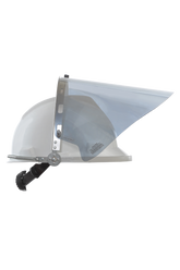 NSA Clear Aluminized High Heat Faceshield with Metal Bracket