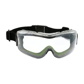 Indirect Vent Goggle with Green Body, Clear Lens and FogLess® 3Sixty™ Coating - Elastic Strap