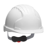 Evolution® Deluxe 6151 - Cap Style Hard Hat with HDPE Shell, 6-Point Polyester Suspension and Wheel Ratchet Adjustment