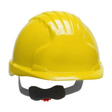 Evolution® Deluxe 6151 - Cap Style Hard Hat with HDPE Shell, 6-Point Polyester Suspension and Wheel Ratchet Adjustment
