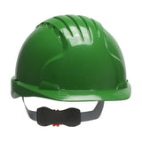 Evolution® Deluxe 6151 - Cap Style Hard Hat with HDPE Shell, 6-Point Polyester Suspension and Wheel Ratchet Adjustment