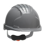 Evolution® Deluxe 6151 - Cap Style Hard Hat with HDPE Shell, 6-Point Polyester Suspension and Wheel Ratchet Adjustment