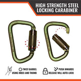 Carabineers- 1/4 turn Locking (A)