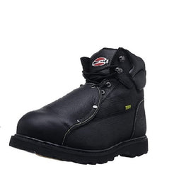 Iron Age Black 6" Work Boot with External Met Guard