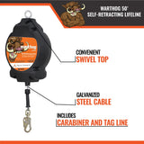 100′ Warthog® Series Self-Retracting Lifeline