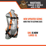 Warthog® Tongue and Buckle Full Body Harness (with X-Pad)