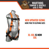 Warthog® Tongue and Buckle Full Body Harness (with X-Pad)