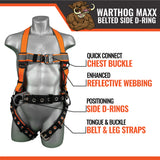 Warthog® MAXX Belted Side D-Ring Harness