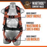 Warthog® Comfort Maxx Belted Side D-Ring Harness