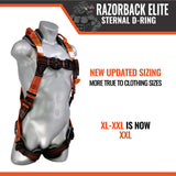 Razorback Elite Sternal D-Ring Harness