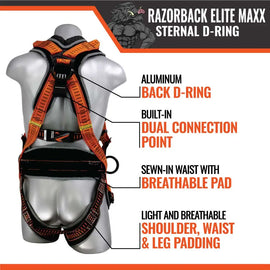 Razorback Elite Maxx Sternal D-Ring Harness