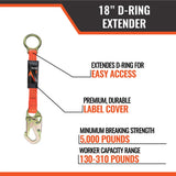 Malta Dynamics 18” D-Ring Extender