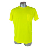 High Visibility Yellow Safety Short Sleeve Shirt