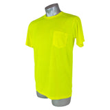 High Visibility Yellow Safety Short Sleeve Shirt
