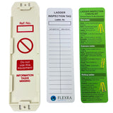 Ladder Inspection Tag Kit (10 Holders, 10 Inserts & 1 Pen) – Safety Compliance System