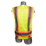High Visibility Yellow Safety Surveyor Vest