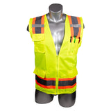 High Visibility Yellow Safety Surveyor Vest