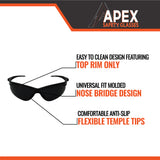 APEX Tinted Safety Glasses