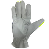 FLEXRA - Hi-Viz Goat Grain Driver Glove
