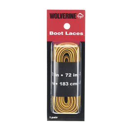 Wolverine 72" Gold Laces (12 Pair Pack)