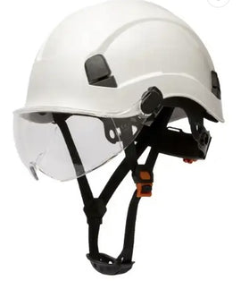 Flexra Hardhat with Chin strap, Visor, Ear muff connectors & Headlamp clips