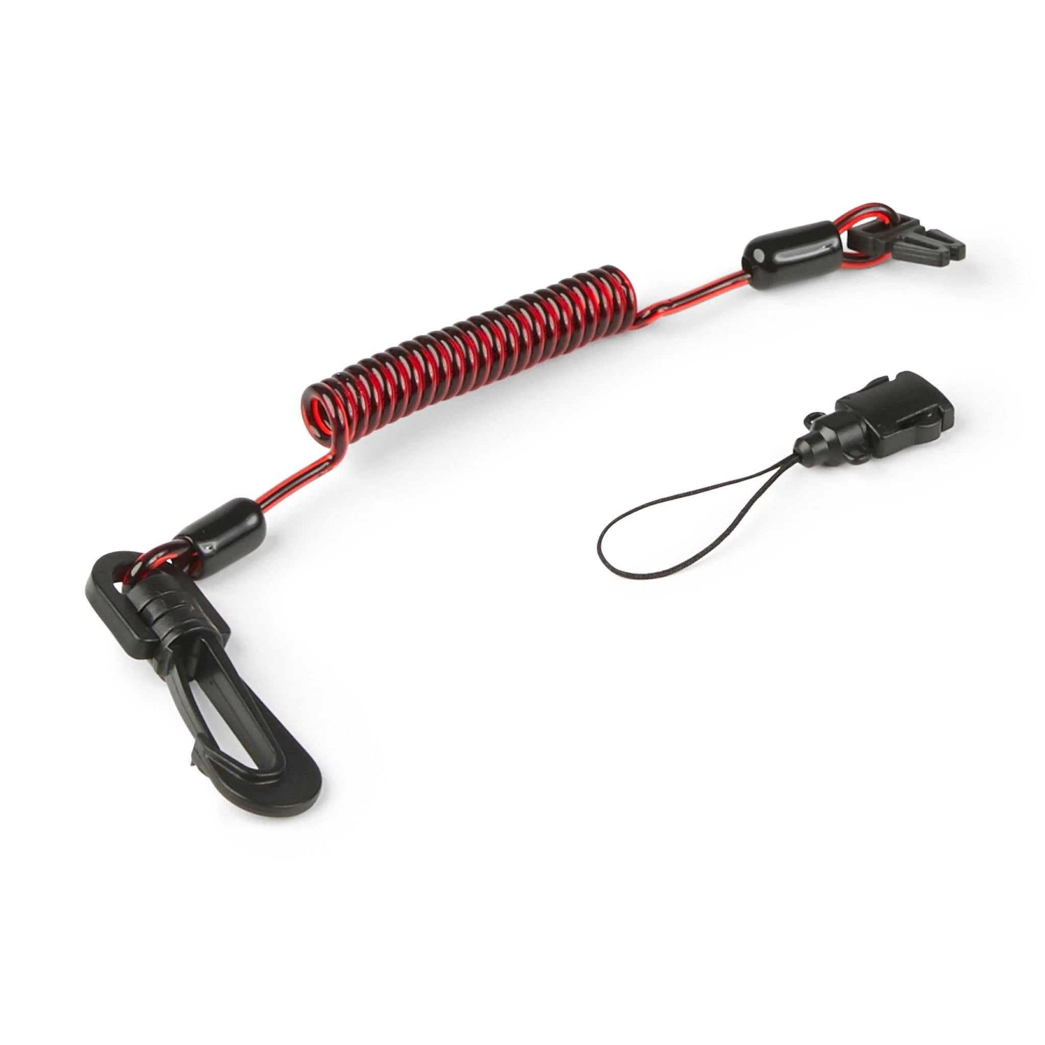 Coil E-Tether With Poly Clip & E-Catch (Non-Conductive) - 0.5kg / 1.1lb
