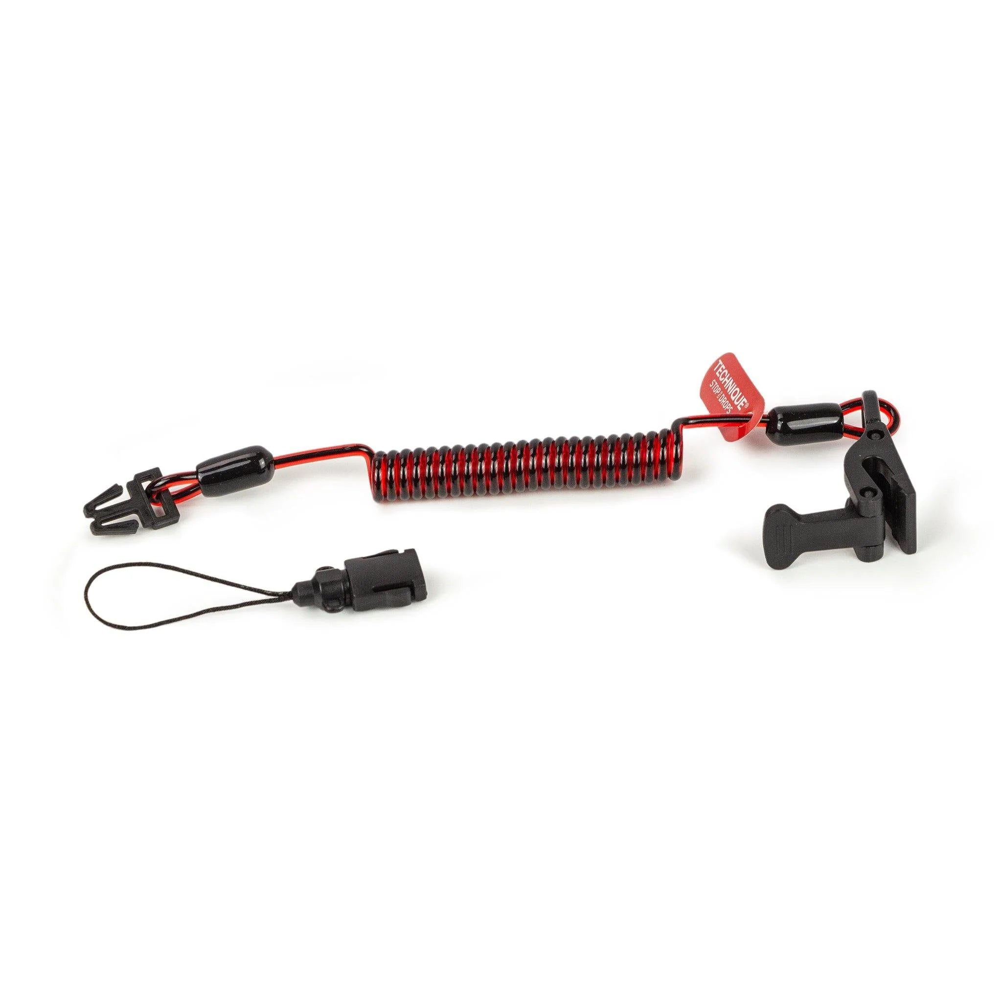 Coil E-Tether With Poly Clamp & E-Catch (Non-Conductive) - 0.5kg / 1.1lb