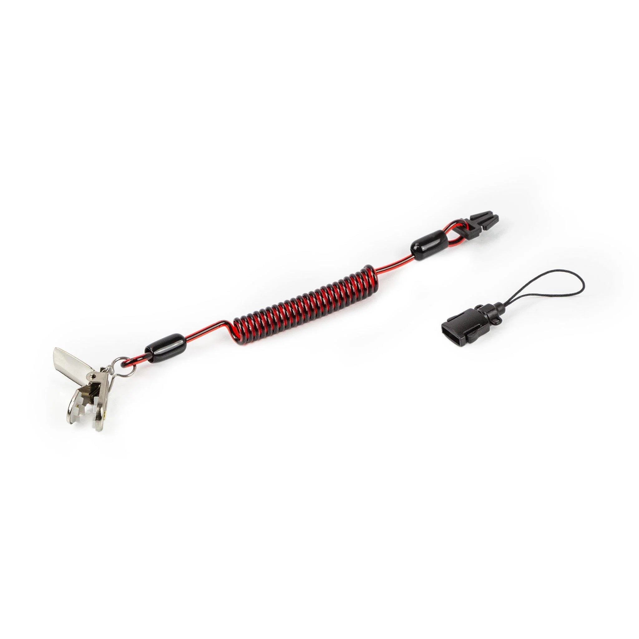 Coil E-Tether With Steel Clamp & E-Catch - 0.5kg / 1.1lb