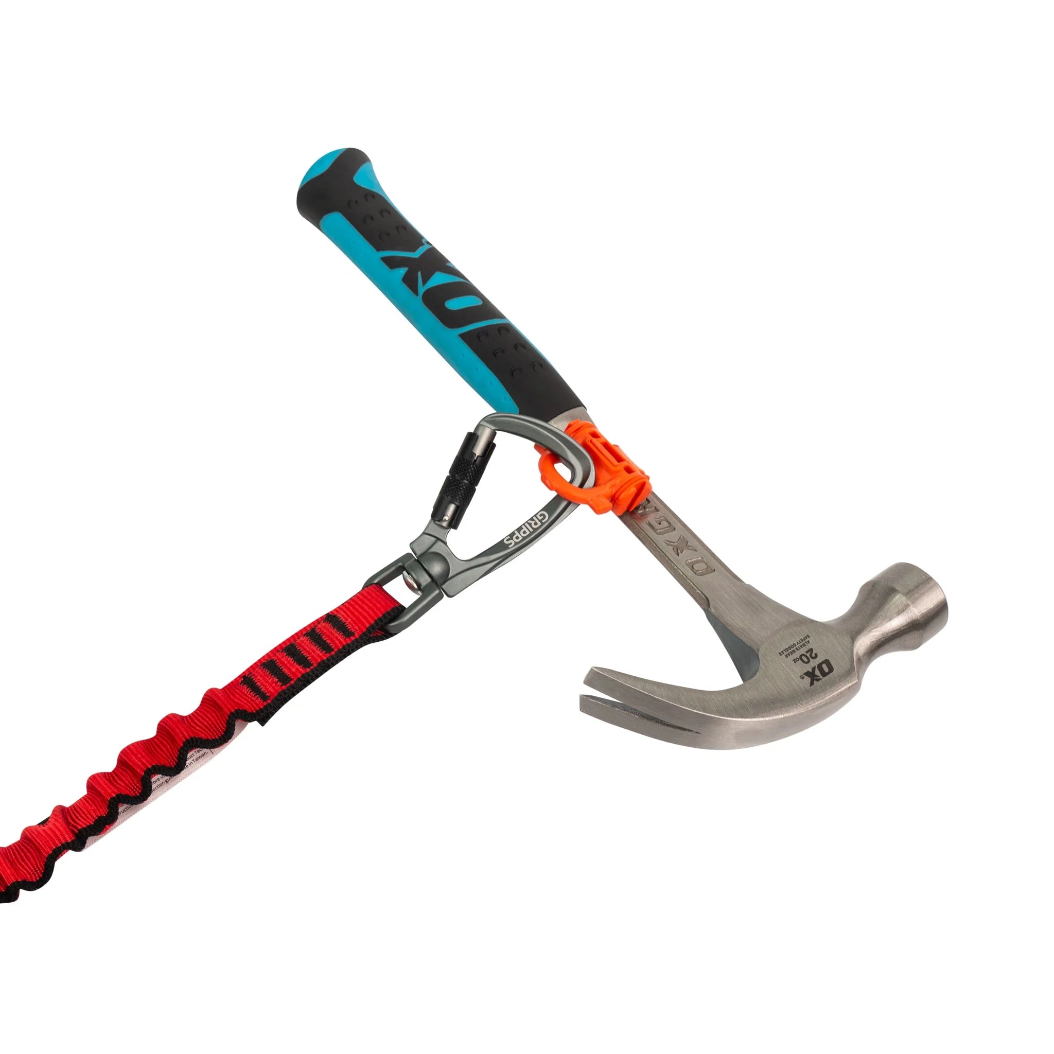 Bungee Tether Dual-Action Swivel Carabiner - 7kg / 15lb