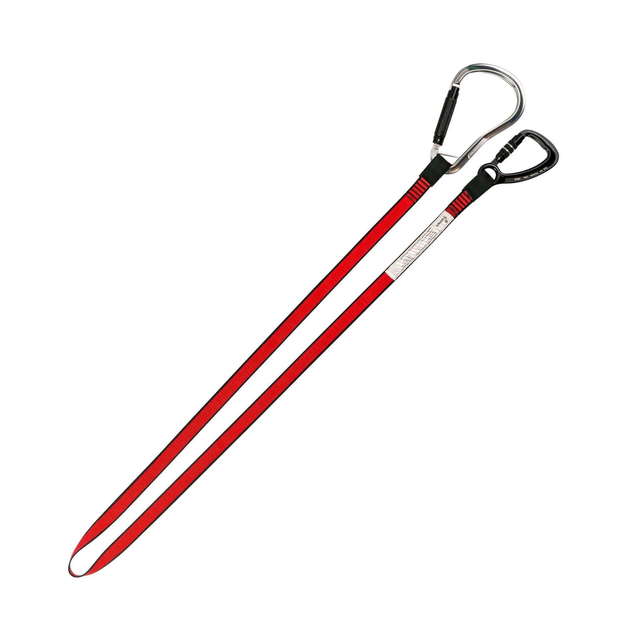 Webbing Tether Heavy-Duty Dual-Action Carabiner - 36.3kg / 80lb