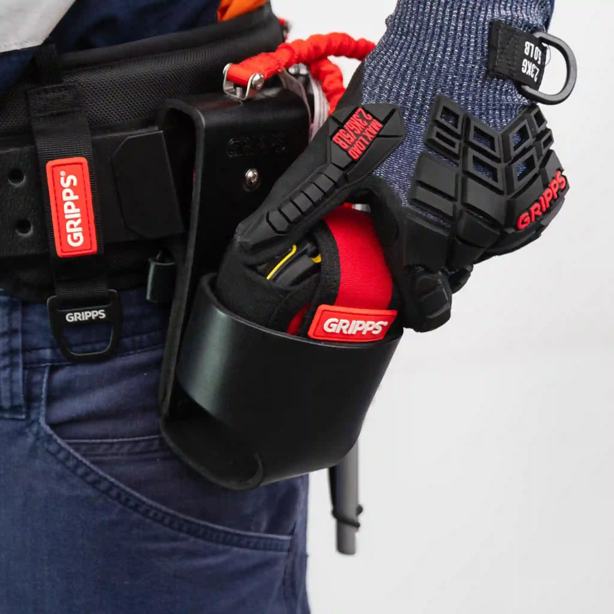 Leather Retractable Tape Measure Holster