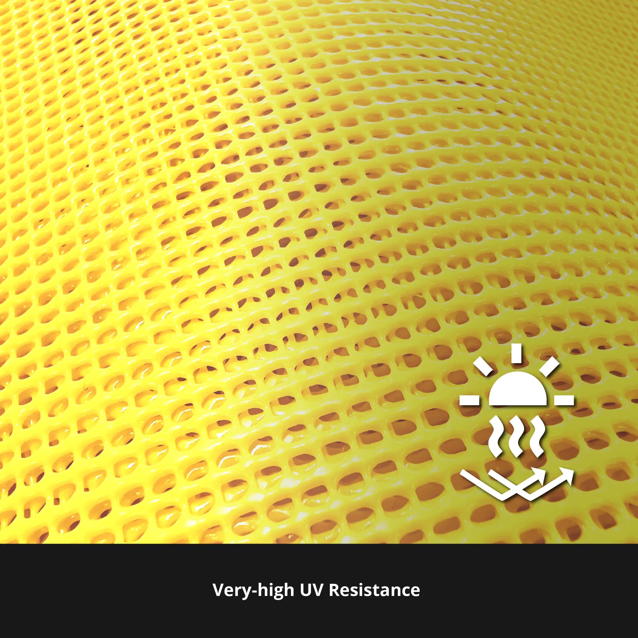 GrippGrid Yellow FR Grid Mesh Matting 27 m x 1.5 m / 90 ft x 5 ft