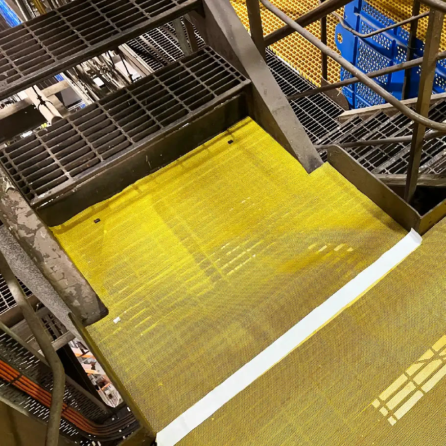 GrippGrid Yellow FR Grid Mesh Matting 27 m x 1.5 m / 90 ft x 5 ft