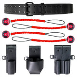 Scaffolders Kit - Leather 4 Tool Retractable (Without Tools)