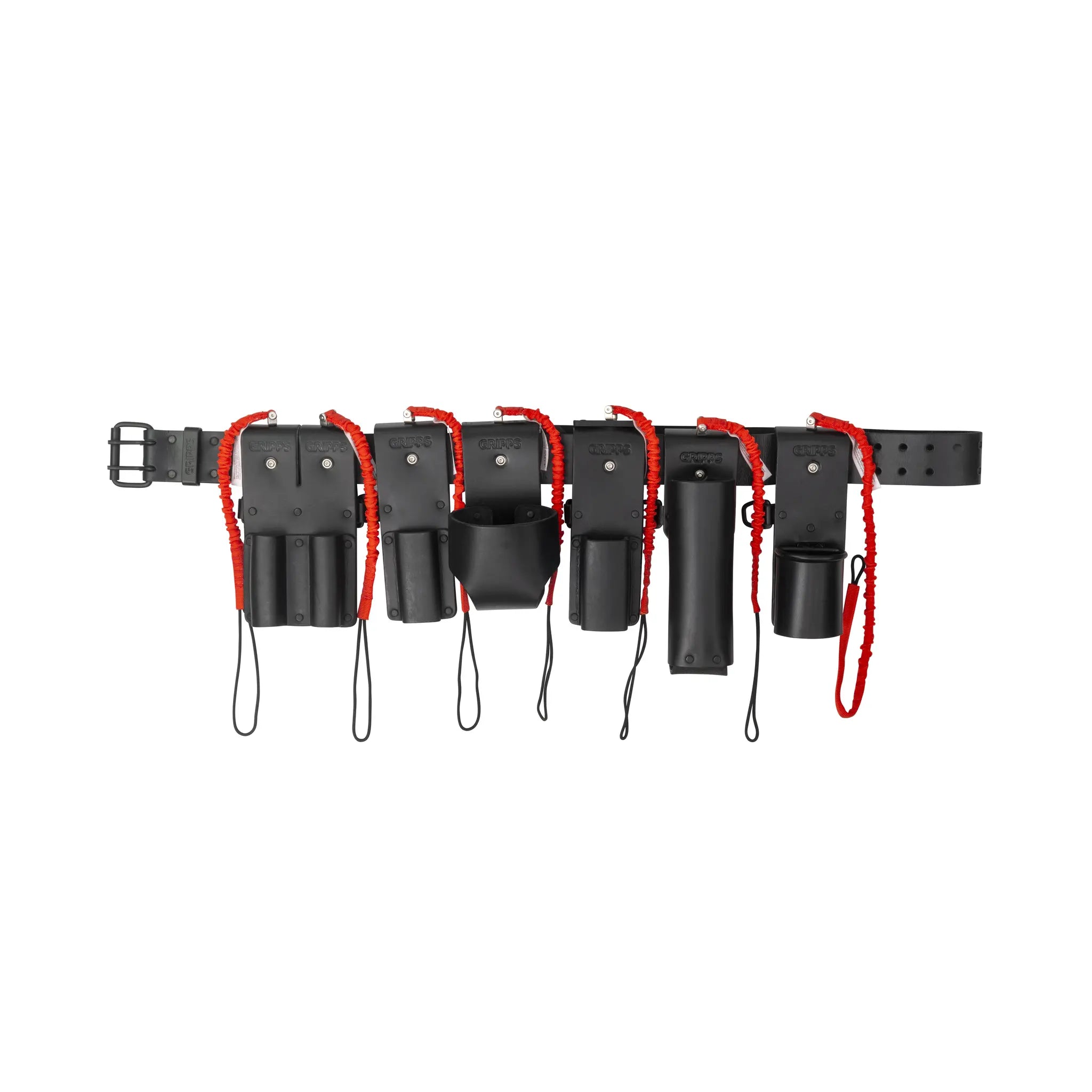 Scaffolders Kit - Leather 7 Tool Retractable (Without Tools)