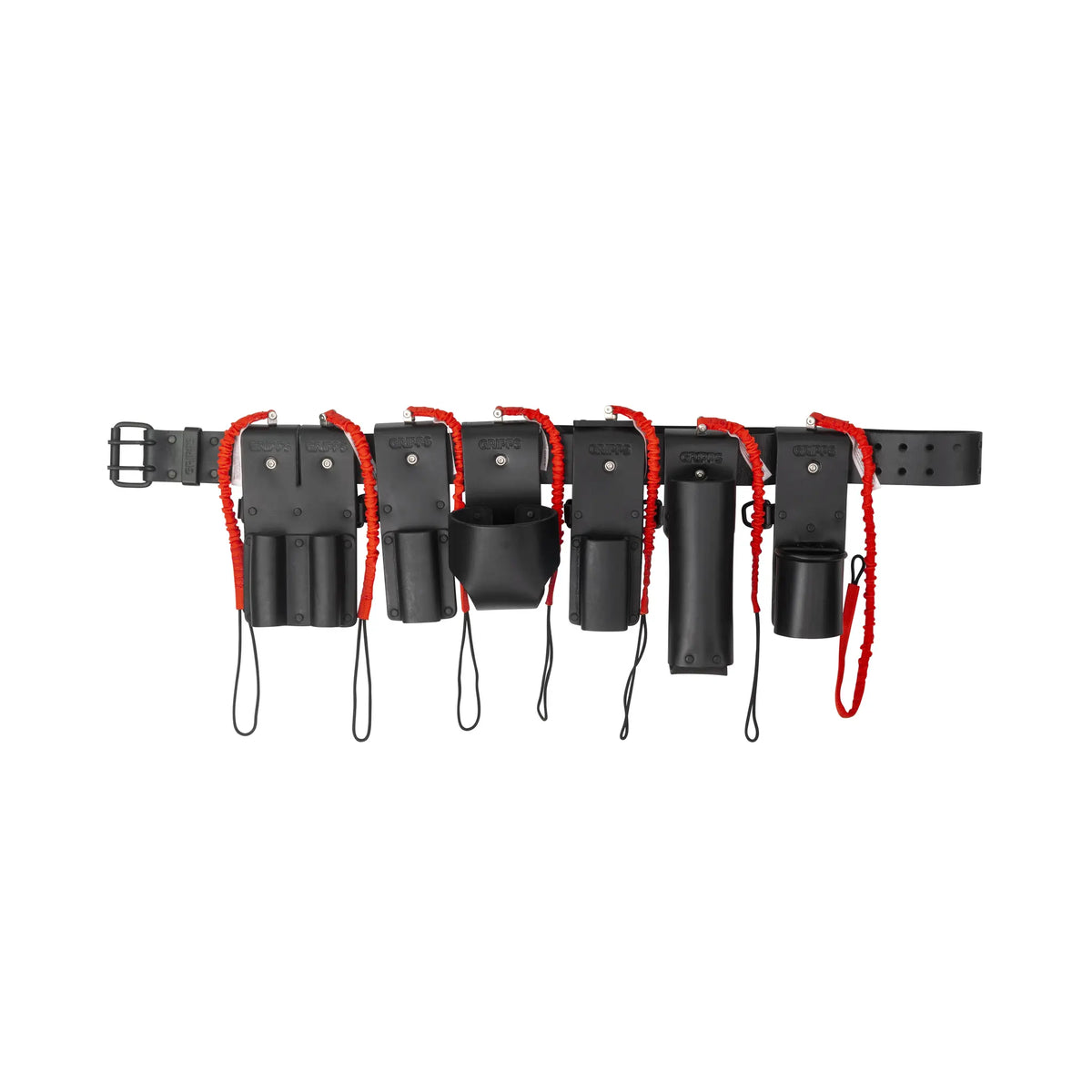 Scaffolders Kit - Leather 7 Tool Retractable (Without Tools)