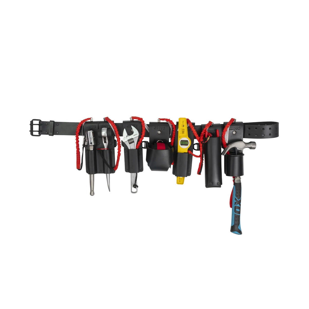 Scaffolders Kit - Leather 7 Tool Retractable