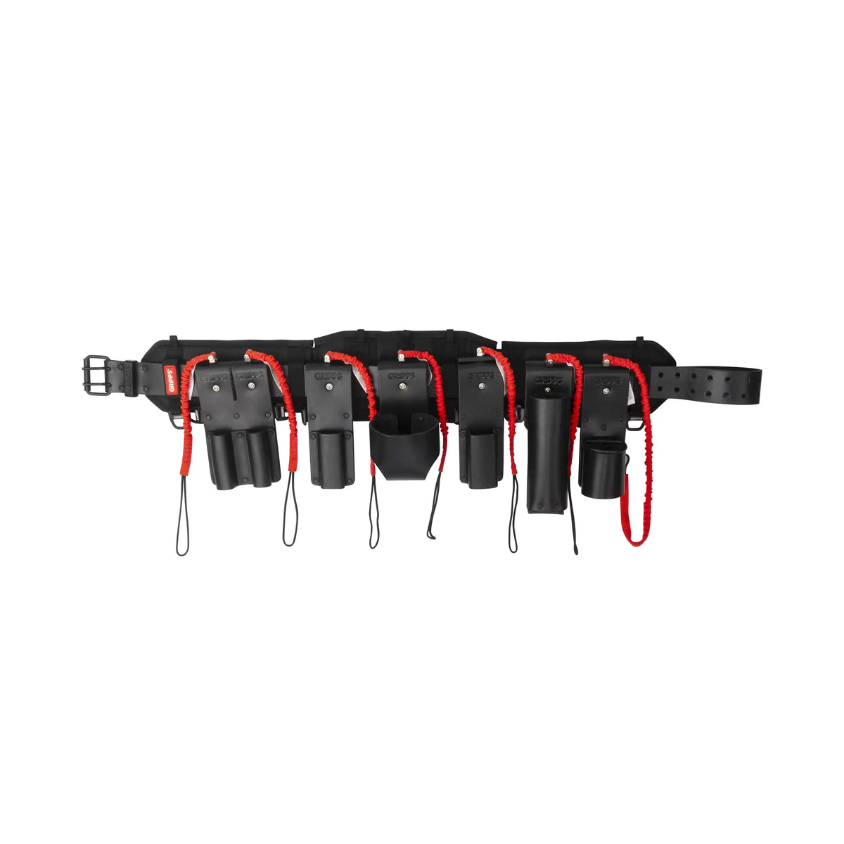 Scaffolders Kit - Leather 7 Tool Retractable With Back Support (Without Tools)