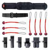 Scaffolders Kit - Leather 7 Tool Retractable With Back Support (Without Tools)