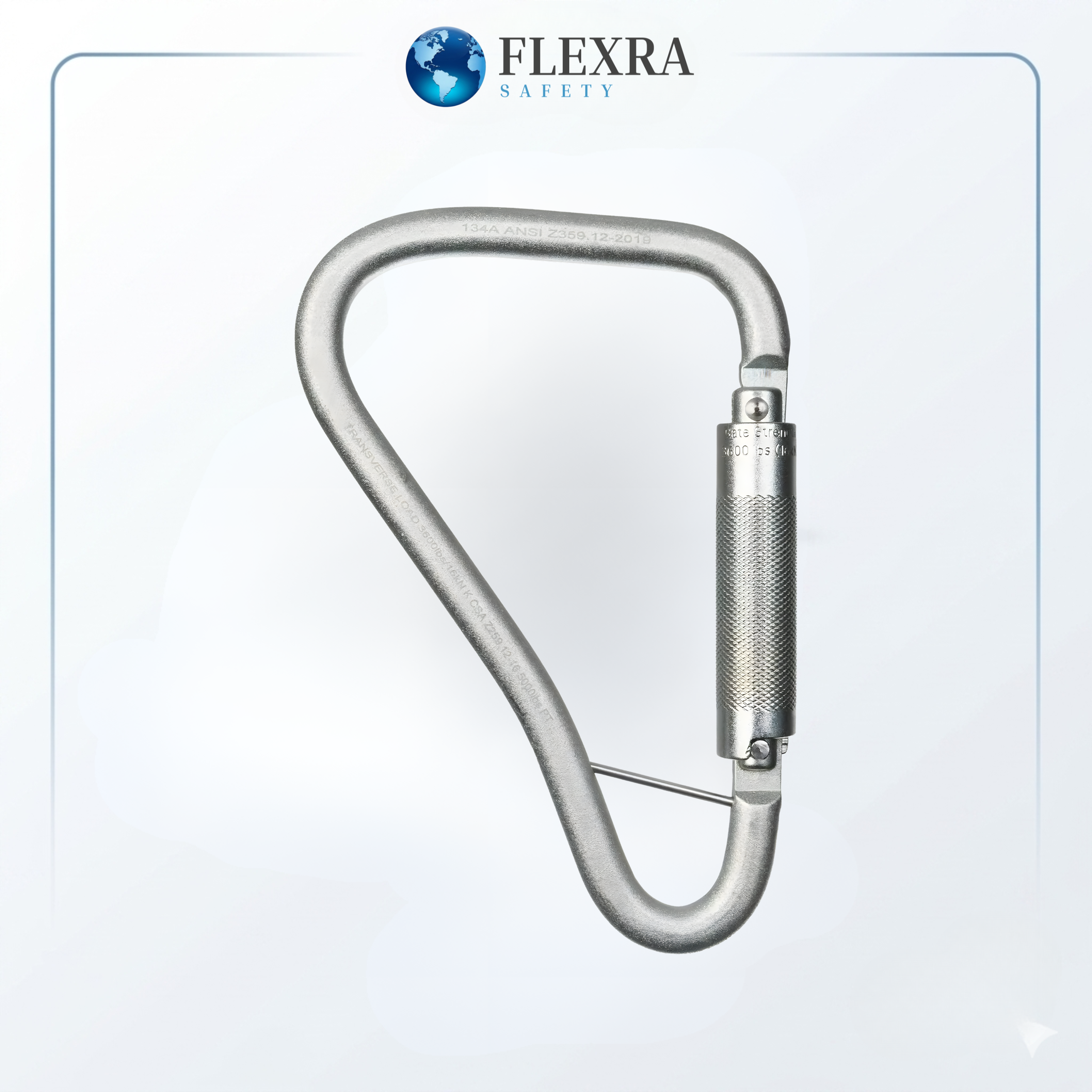 Malta Dynamics Tower Hook Carabiner – Heavy Duty Steel, 5,000 lb Rated