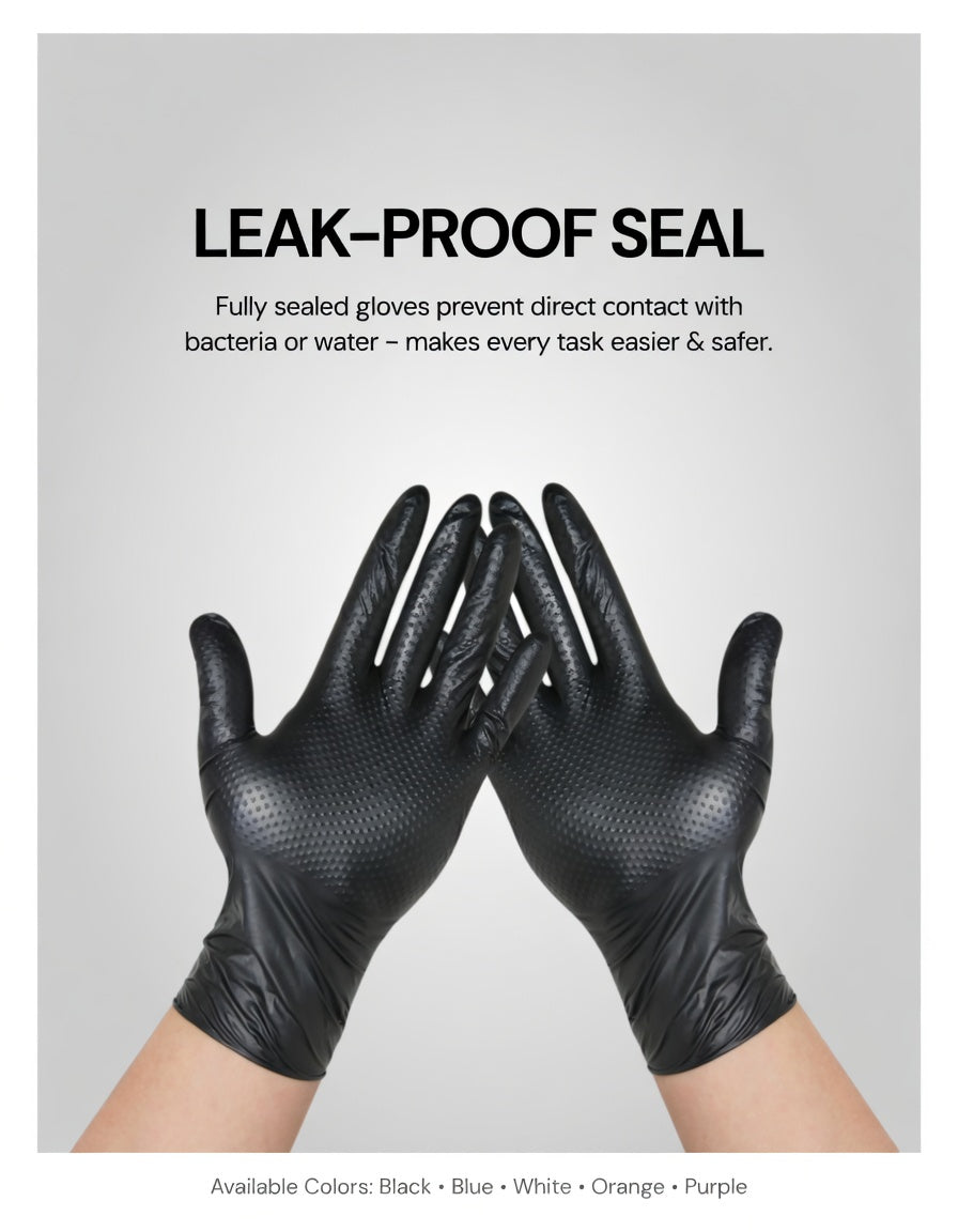 Disposable Vinyl Gloves – 100 Pcs/Pack | Powder-Free, Latex-Free, Clear, Multi-Purpose Use