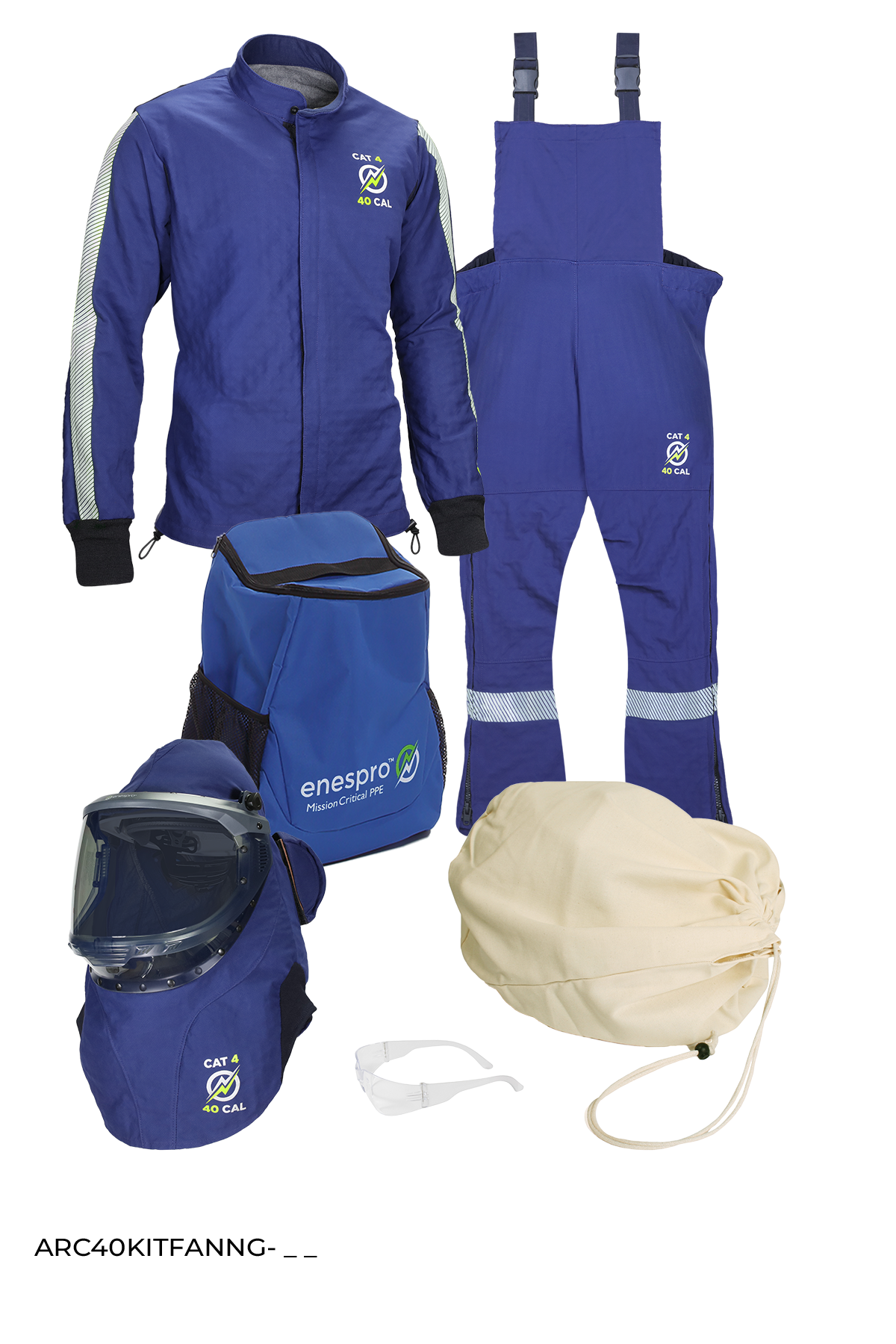 Enespro® AGP 40 Cal Arc Flash Kit with Lift Front Hood