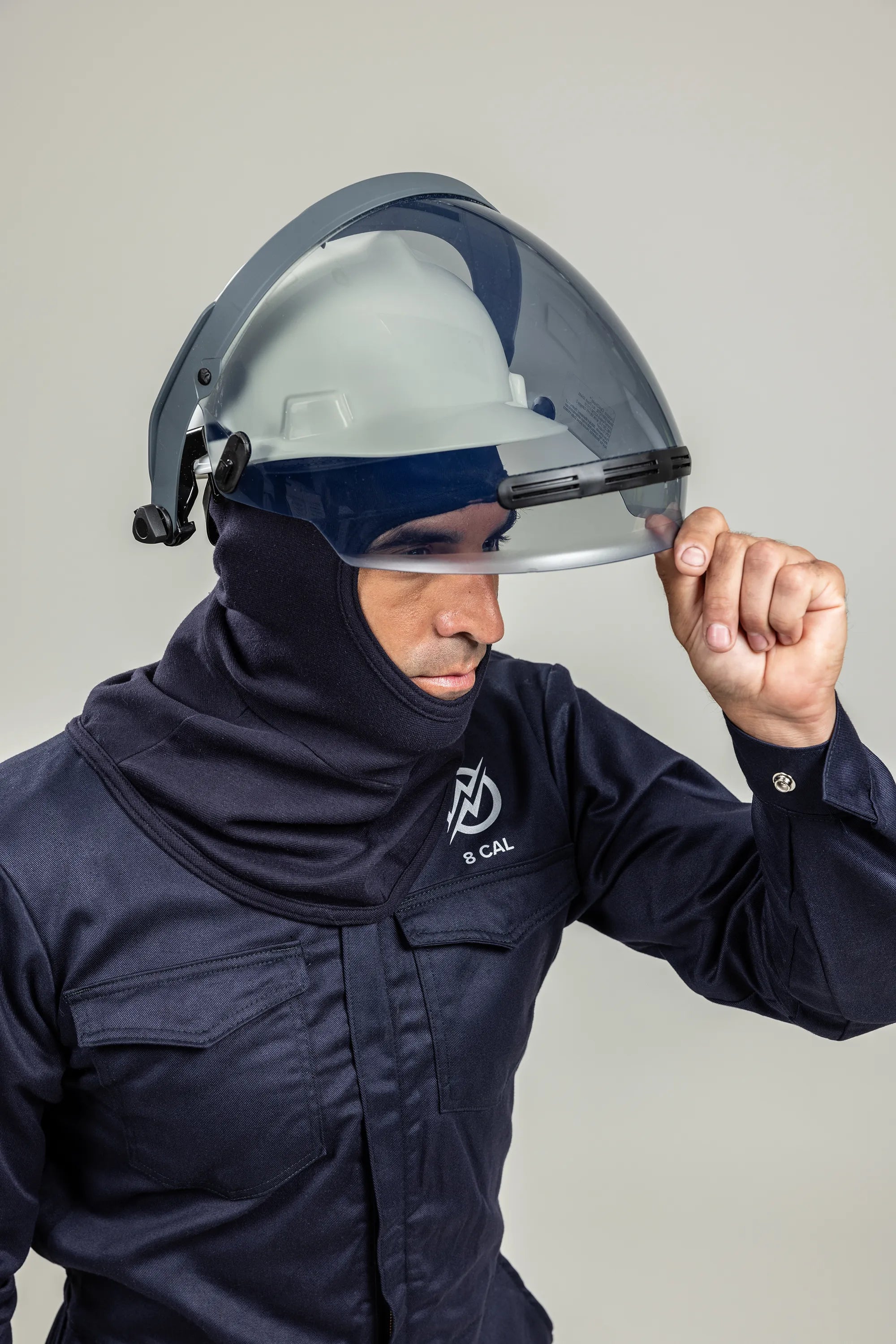 Enespro® 12 cal Hover XTR™ Series Faceshield with Hard Hat
